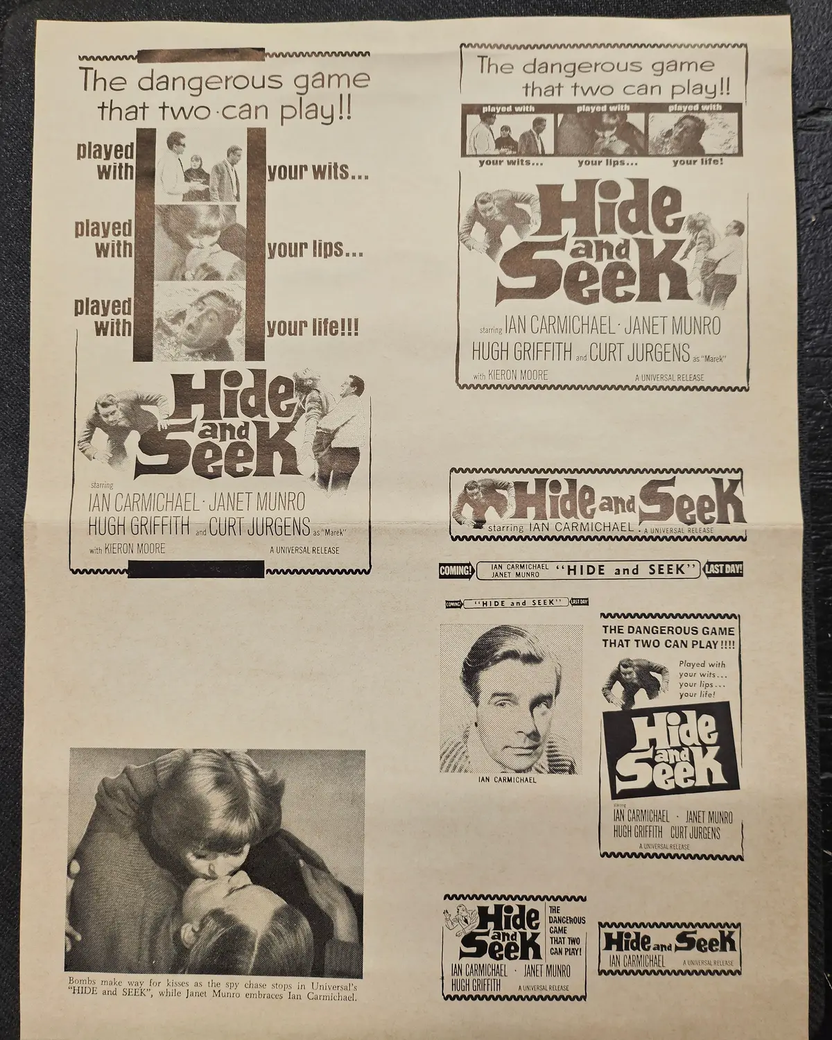 "Hide And Seek" Original Movie Ad Clip Art Print 1