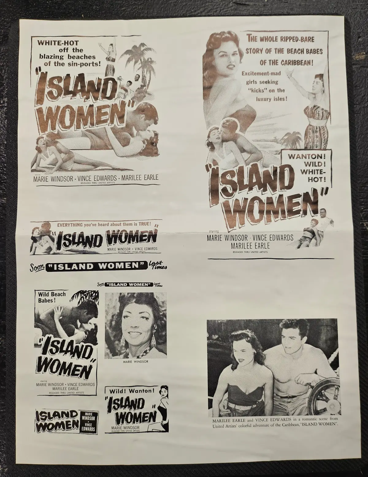 "Island Women" Original Movie Ad Clip Art Print 1