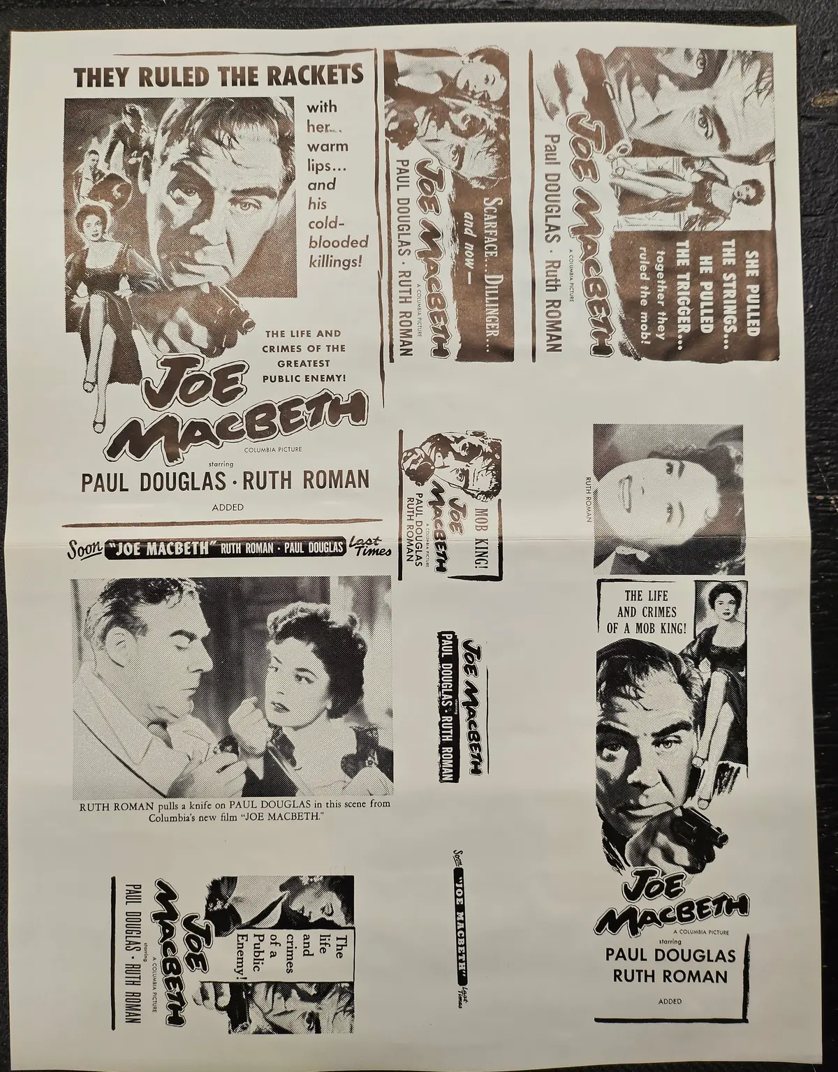"Joe Macbeth" Original Movie Ad Clip Art Print 1