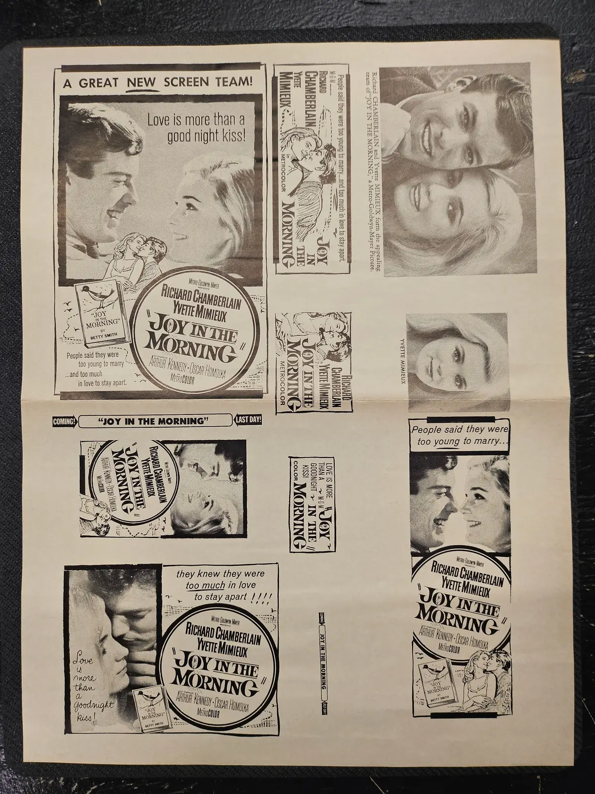 "Joy In The Morning" Original Movie Ad Clip Art Print 1