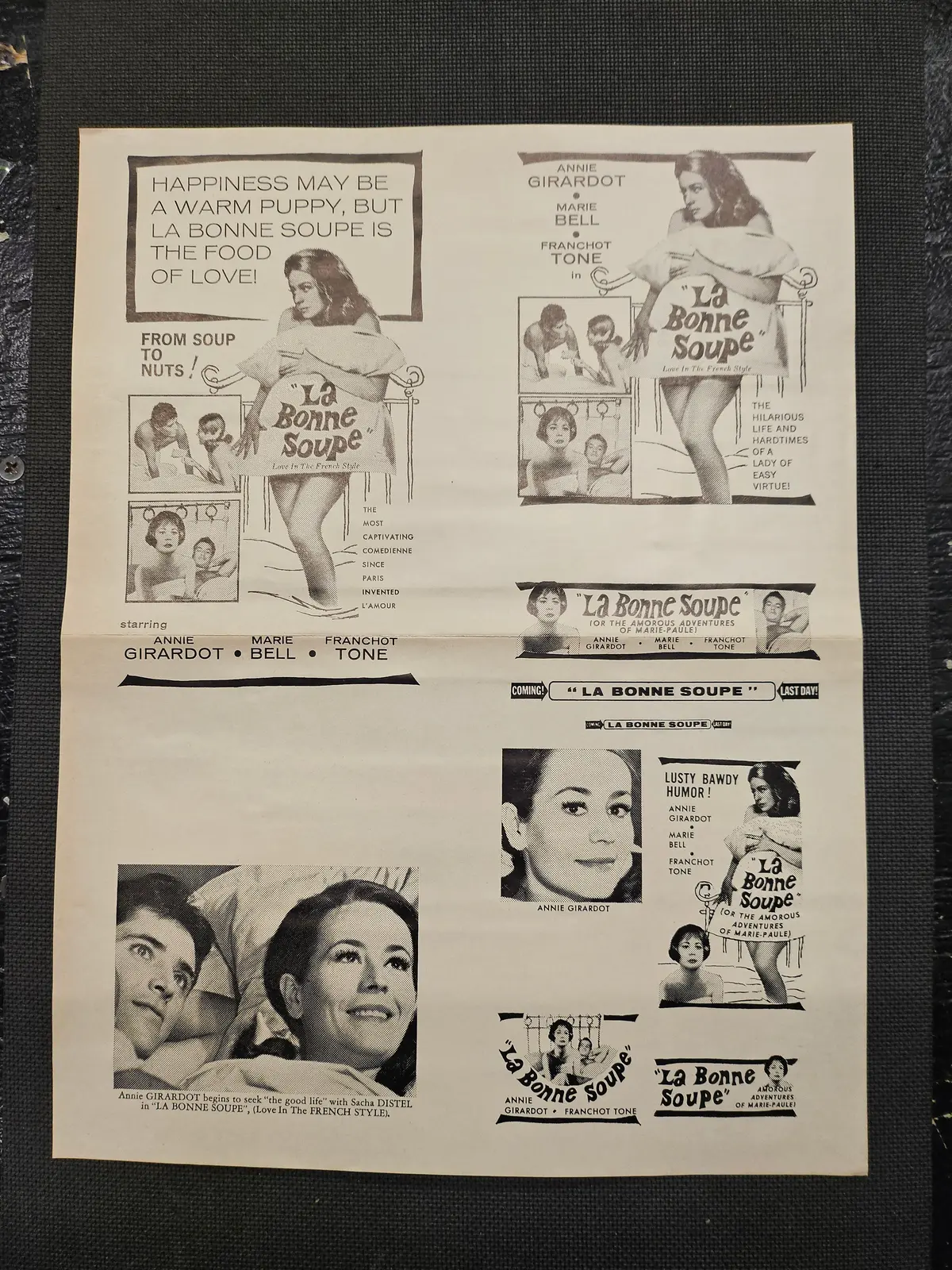 "La Bonne Soupe" Original Movie Ad Clip Art Print 1