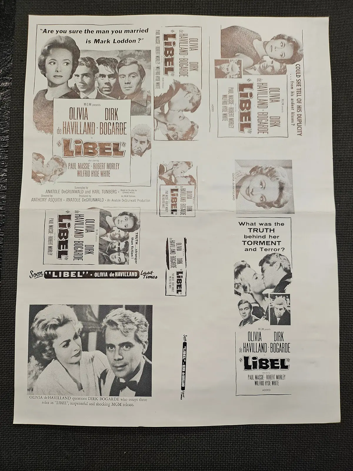 "Libel" Original Movie Ad Clip Art Print 1