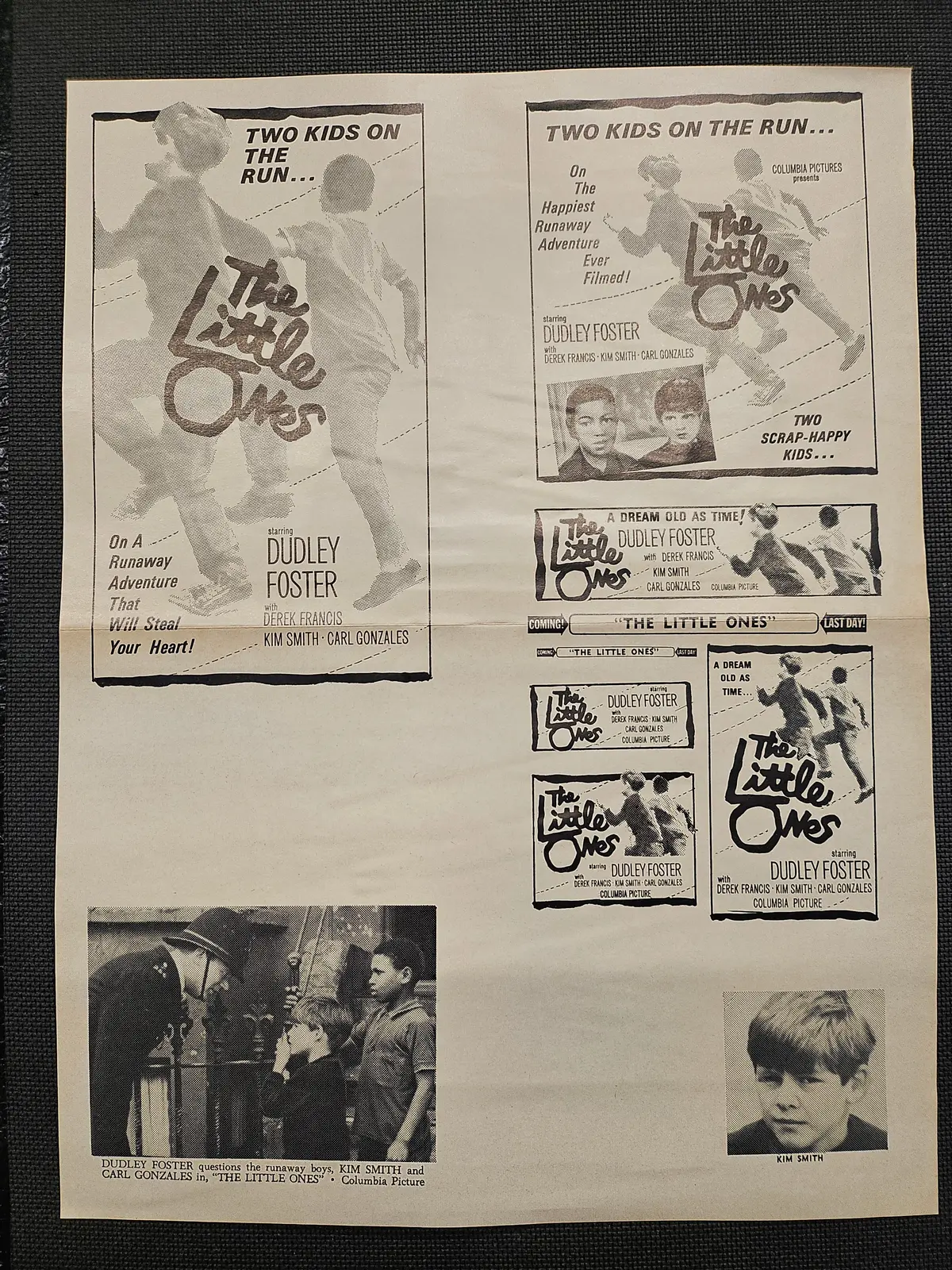 "The Little Ones" Original Movie Ad Clip Art Print 1