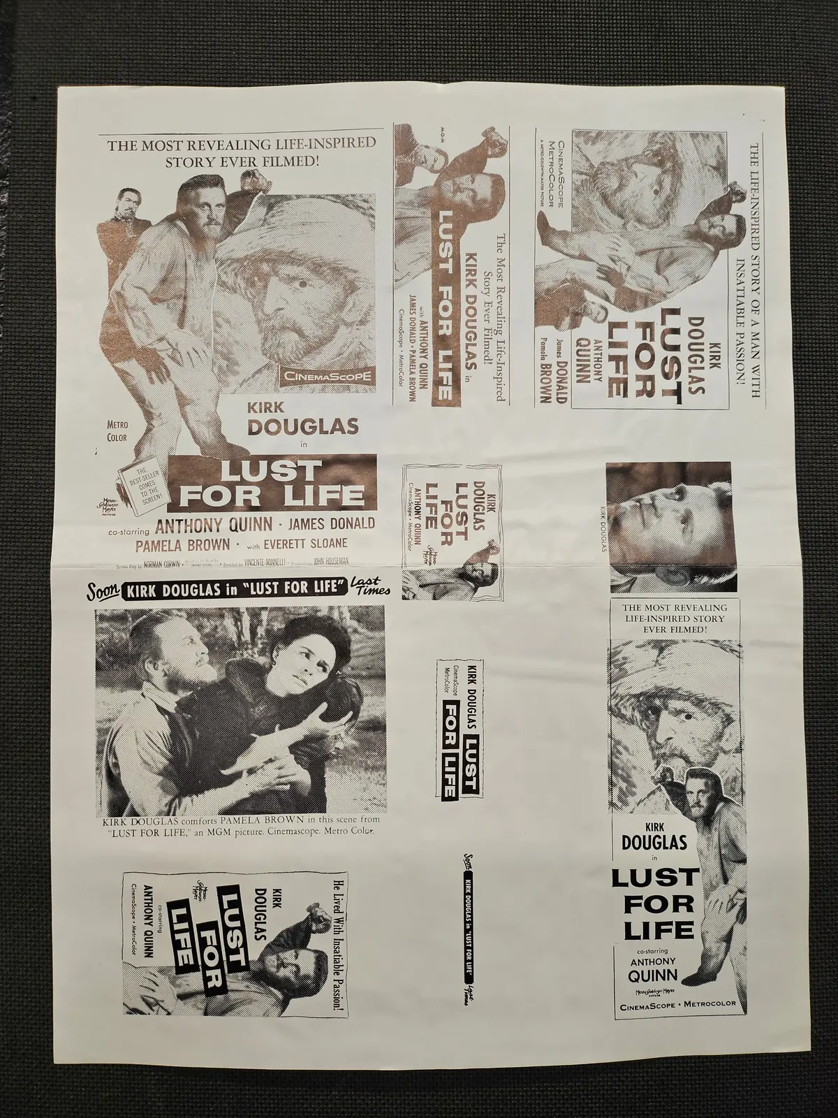 "Lust For Life" Original Movie Ad Clip Art Print 1