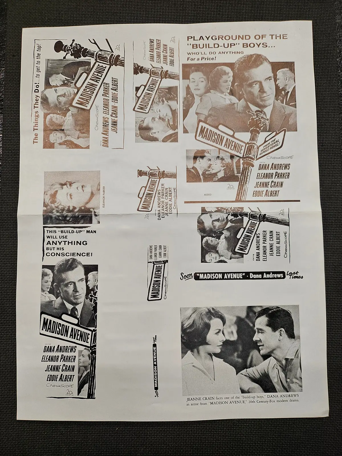 "Madison Avenue" Original Movie Ad Clip Art Print 1