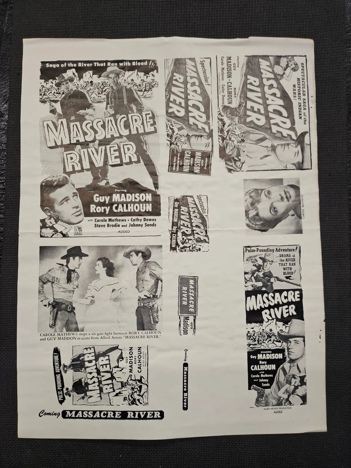 "Massacre River" Original Movie Ad Clip Art Print 1