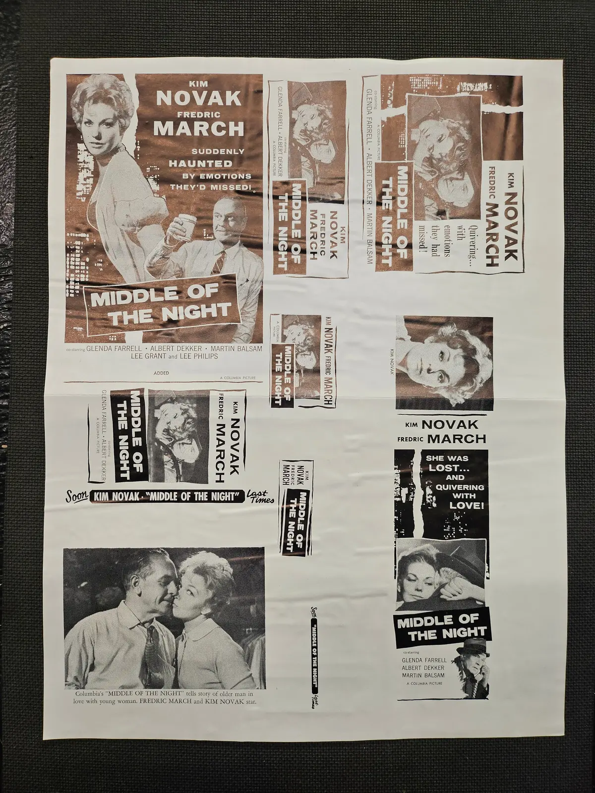 "Middle Of The Night" Original Movie Ad Clip Art Print 1