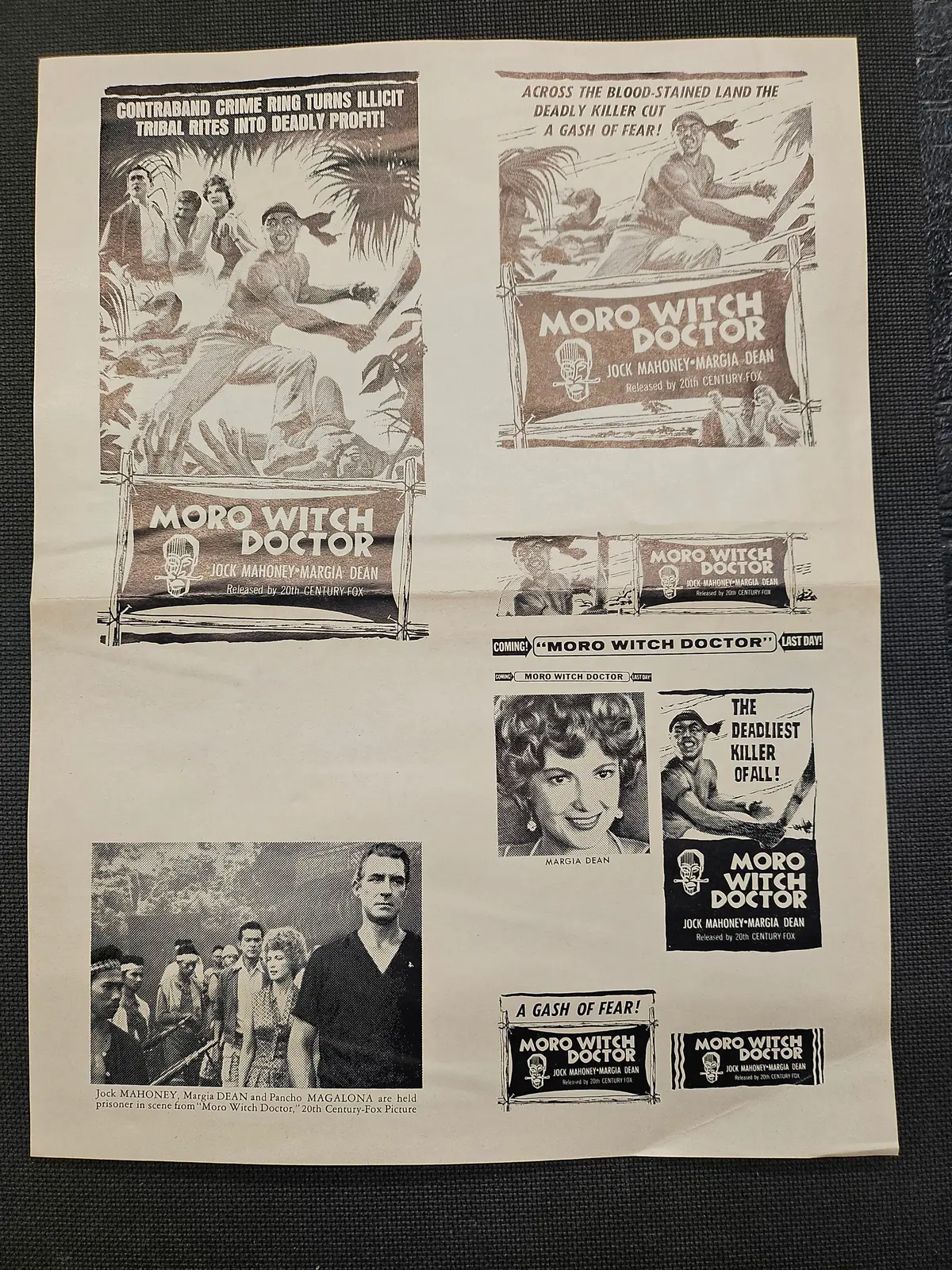 "Moro Witch Doctor" Original Movie Ad Clip Art Print 1