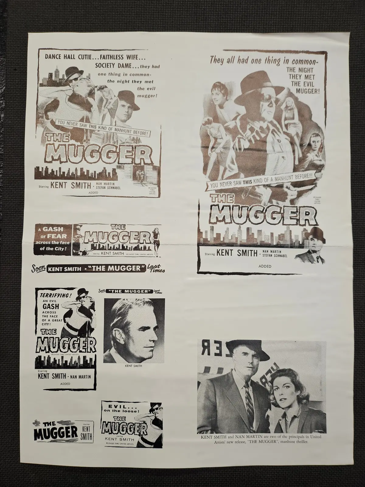 "The Mugger" Original Movie Ad Clip Art Print 1