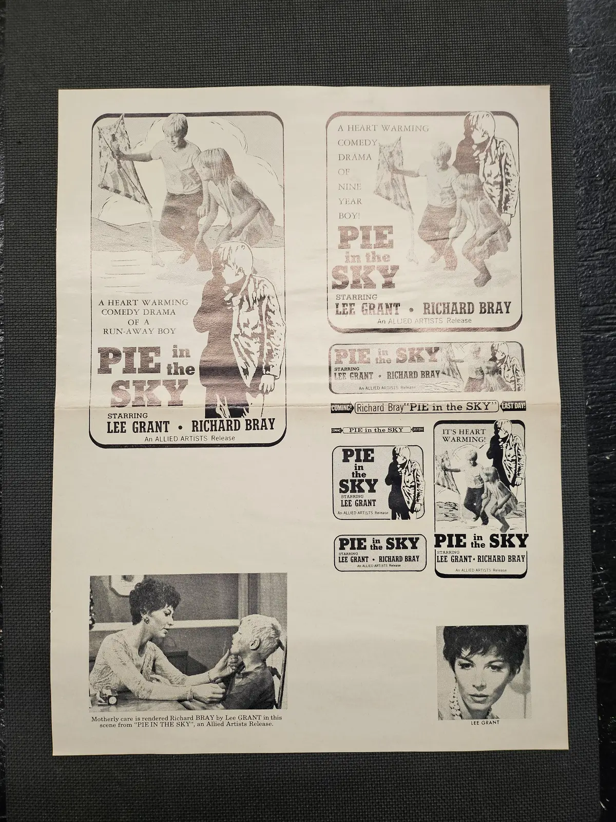 "Pie In The Sky" Original Movie Ad Clip Art Print 1