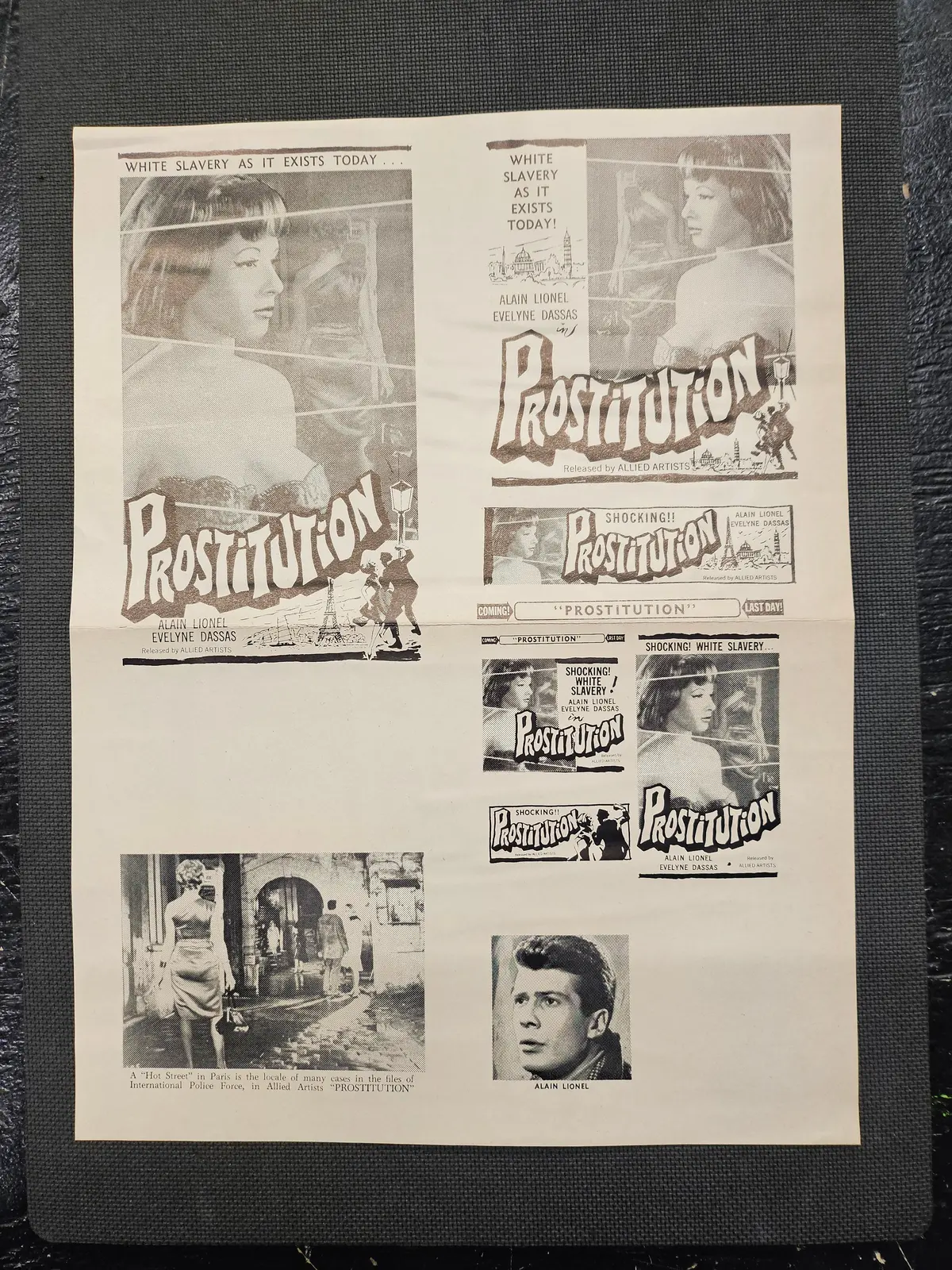"Psyche 59" Original Movie Ad Clip Art Print 1