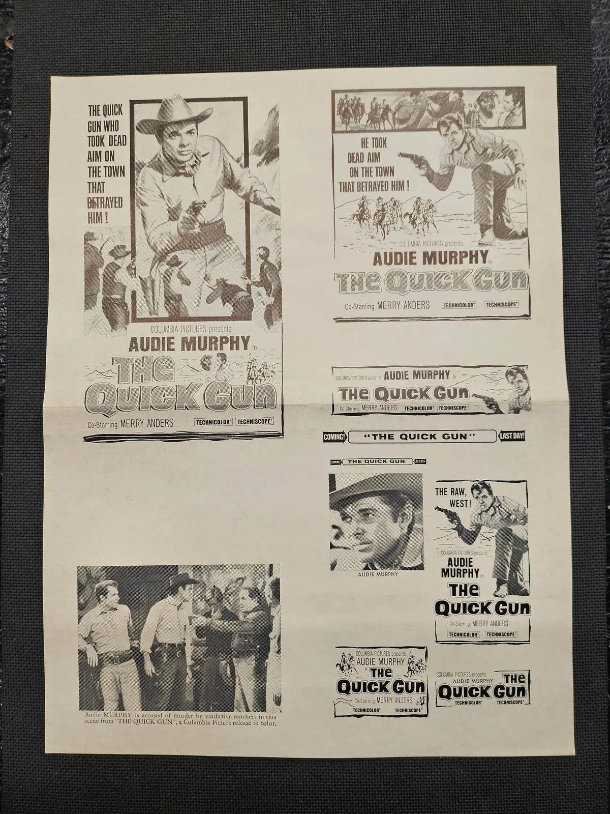 "The Quick Gun" Original Movie Ad Clip Art Print 1