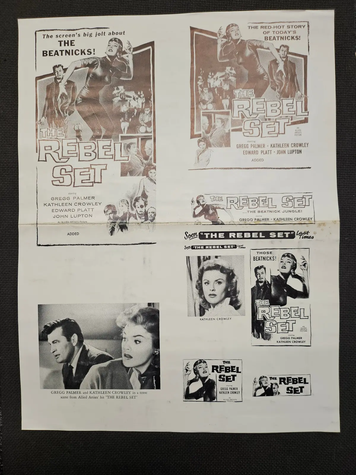 "The Rebel Set" Original Movie Ad Clip Art Print 1