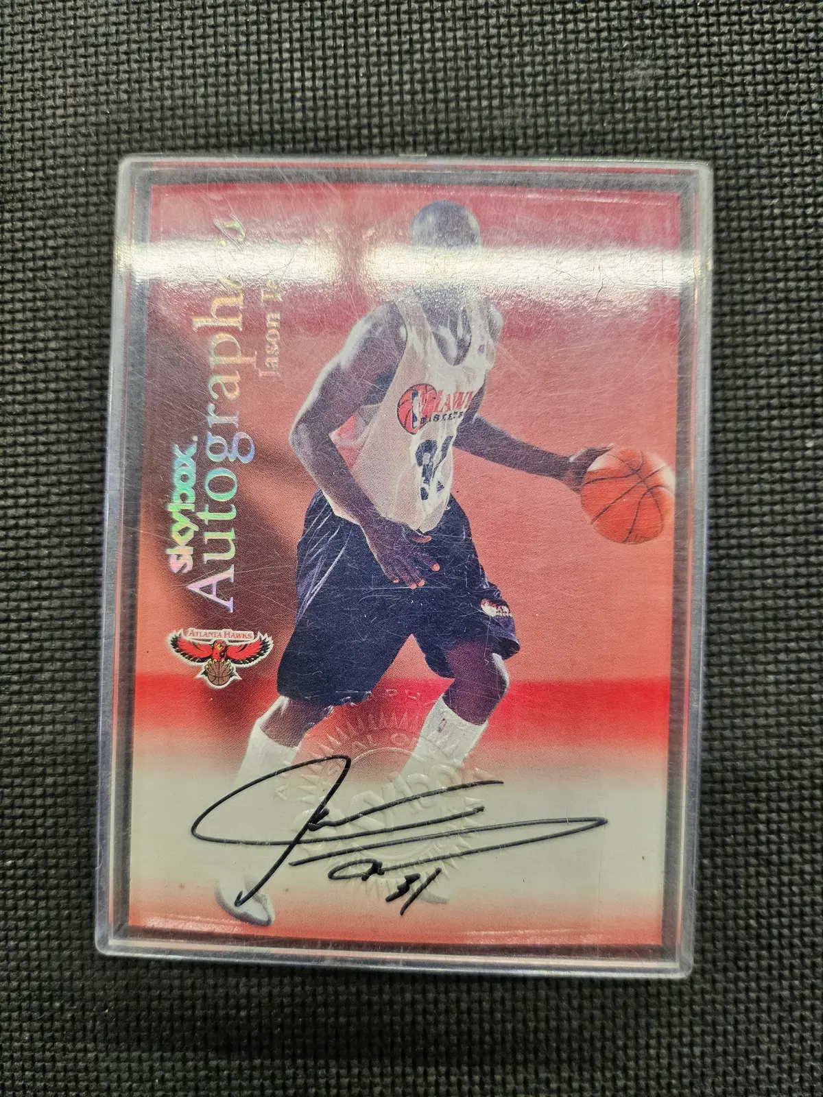1999 Fleer Skybox Jason Terry Autograph Card 1