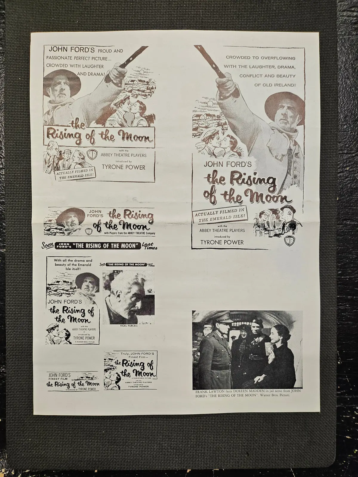 "The Rising Of The Moon" Original Movie Ad Clip Art Print 1
