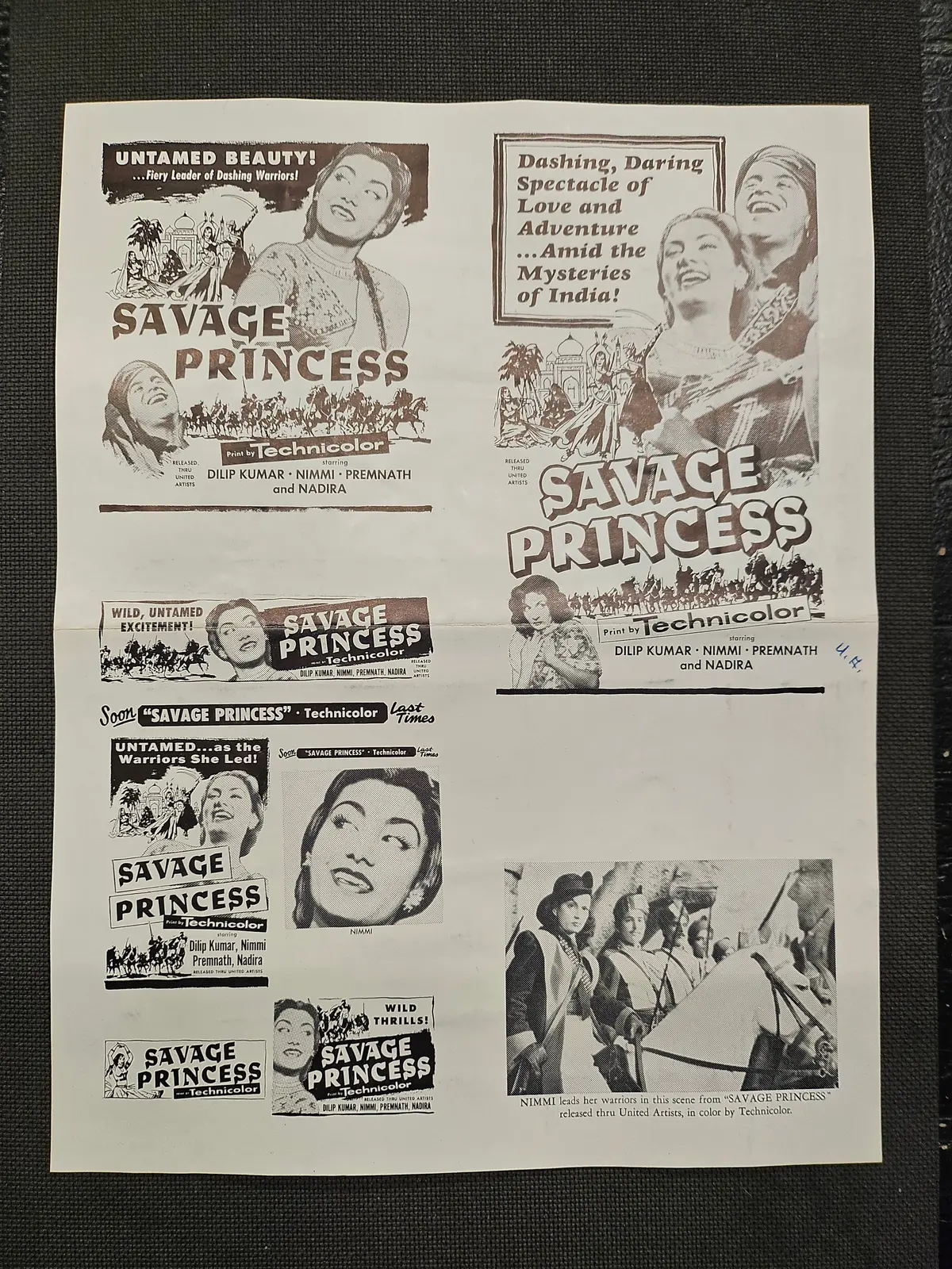 "The Savage Princess" Original Movie Ad Clip Art Print 1