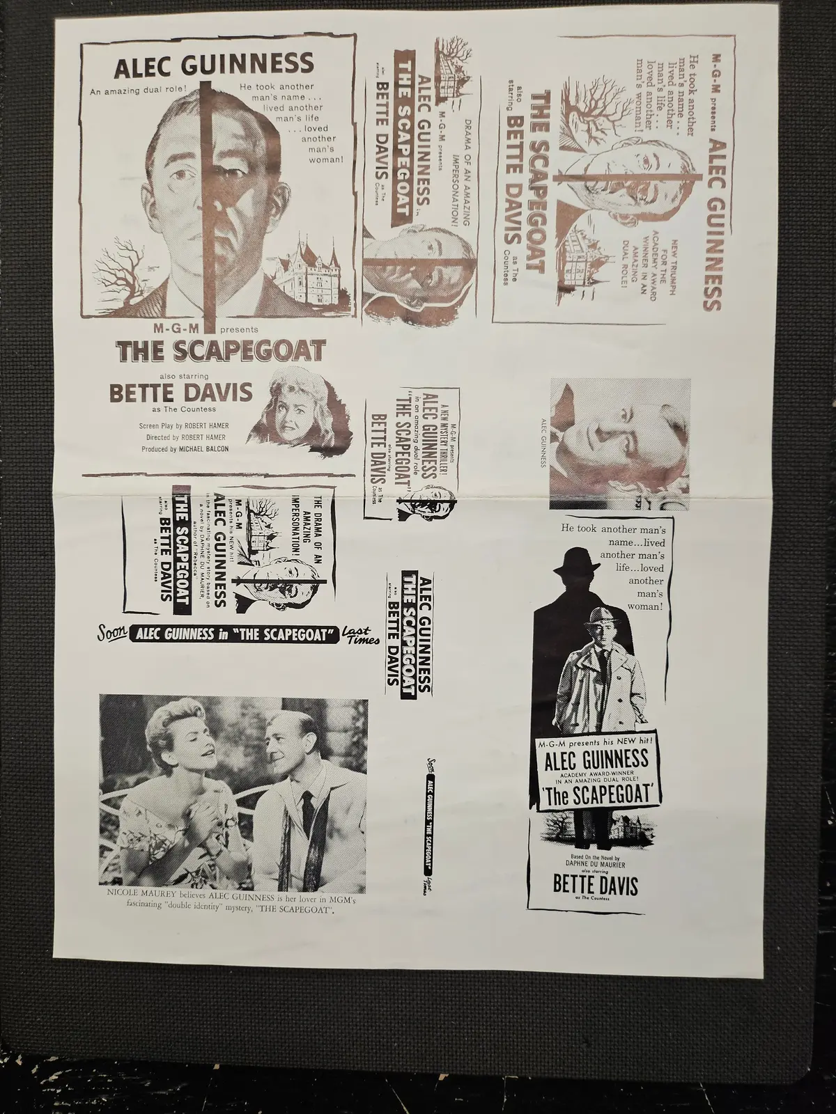 "The Scapegoat" Original Movie Ad Clip Art Print 1