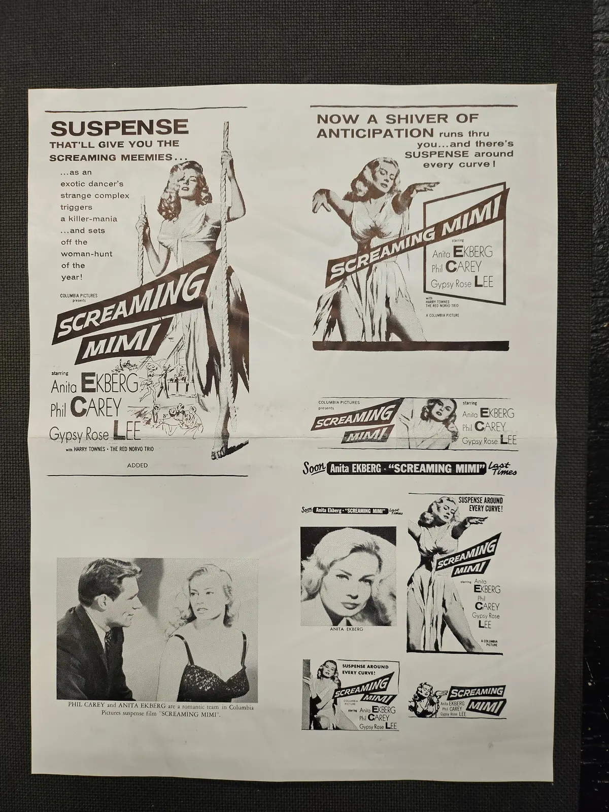 "Screaming Mimi" Original Movie Ad Clip Art Print 1