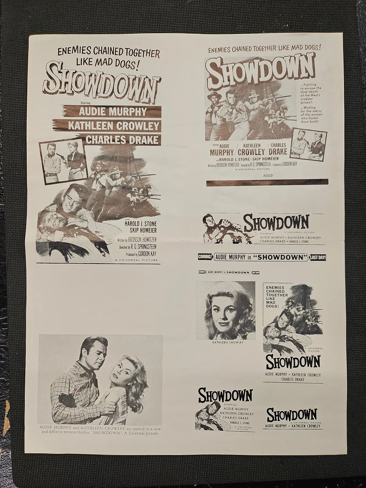 "Showdown" Original Movie Ad Clip Art Print 1