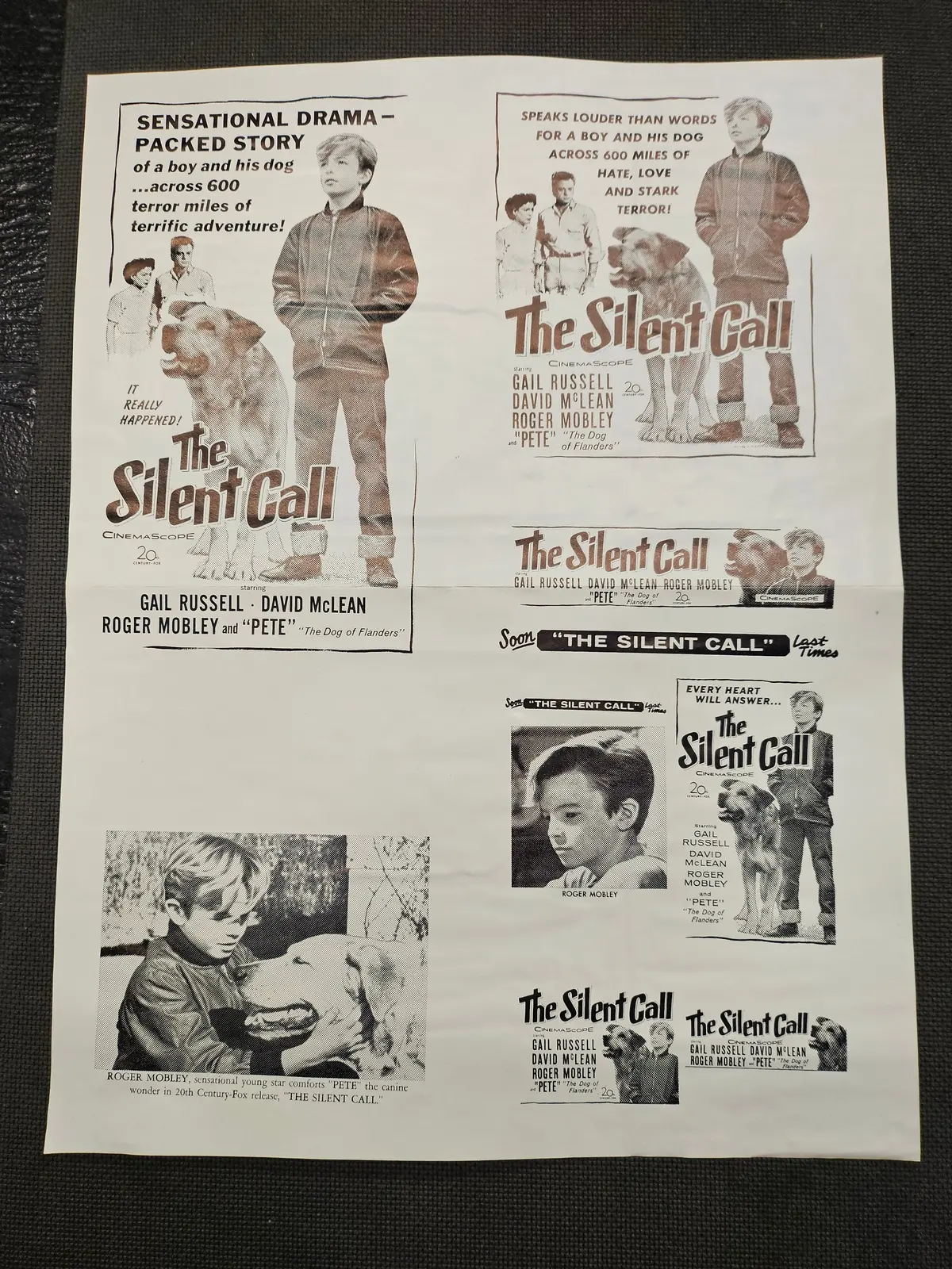 "The Silent Call" Original Movie Ad Clip Art Print 1