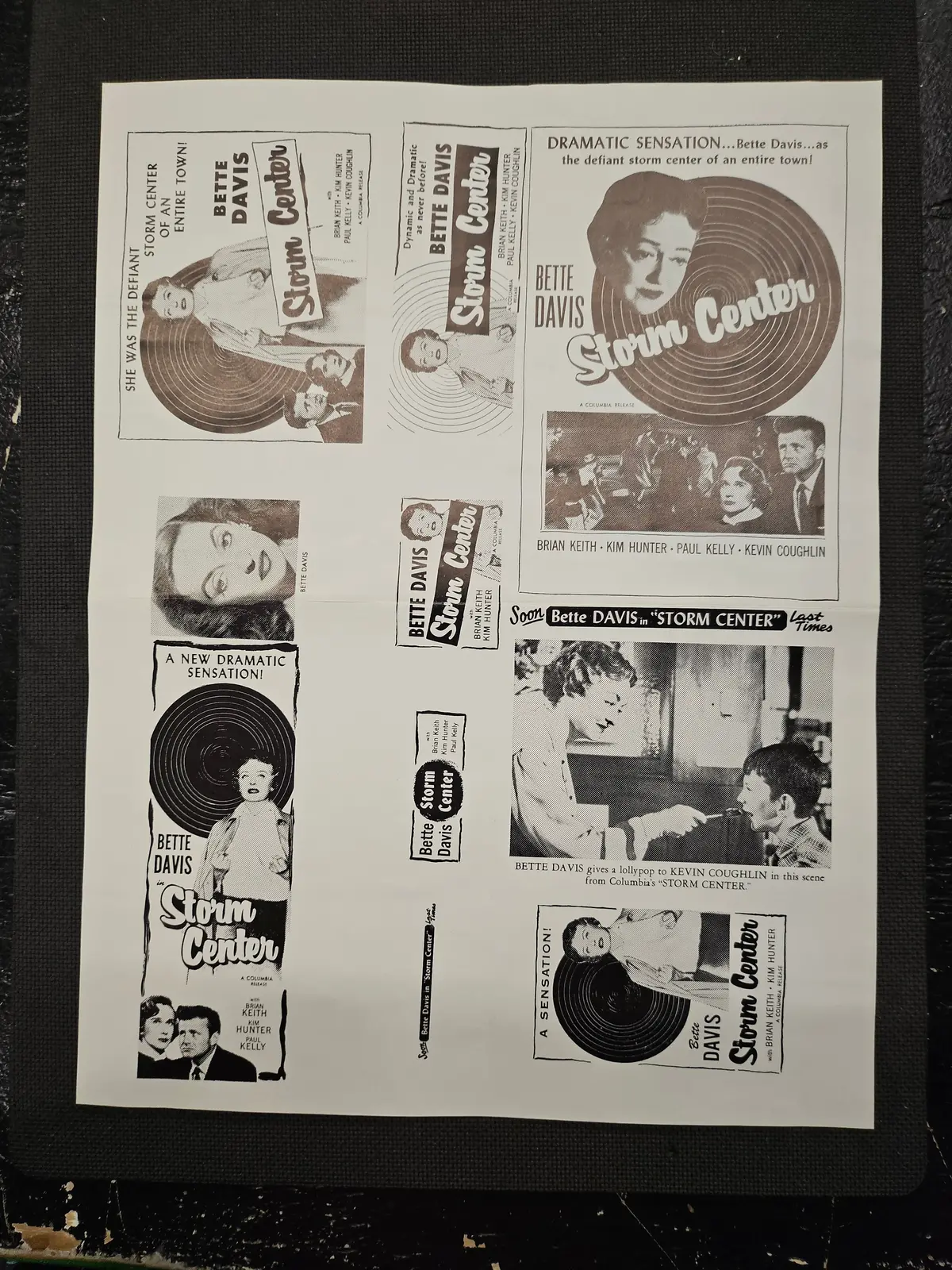 "Storm Center" Original Movie Ad Clip Art Print 1