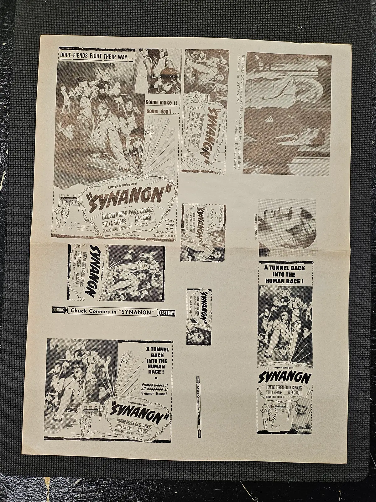 "Synanon (Get Off My Back)" Original Movie Ad Clip Art Print 1