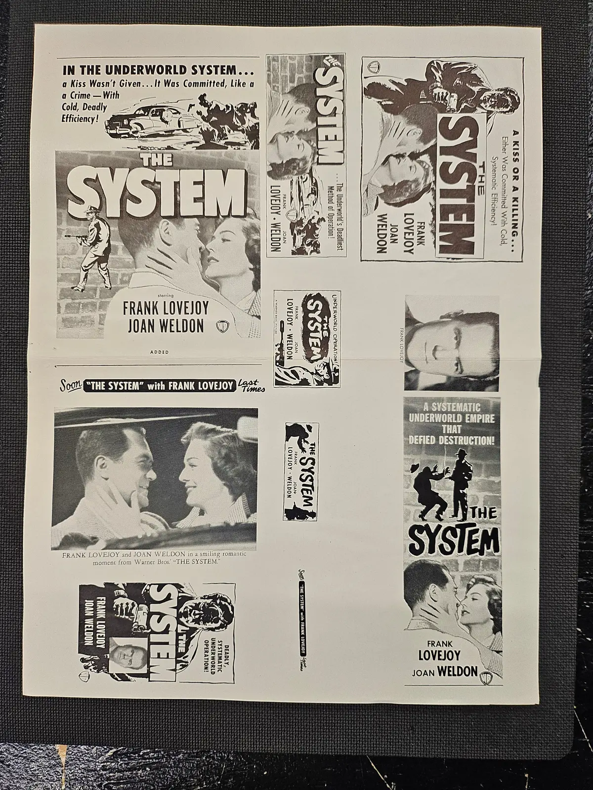 "The System" Original Movie Ad Clip Art Print 1
