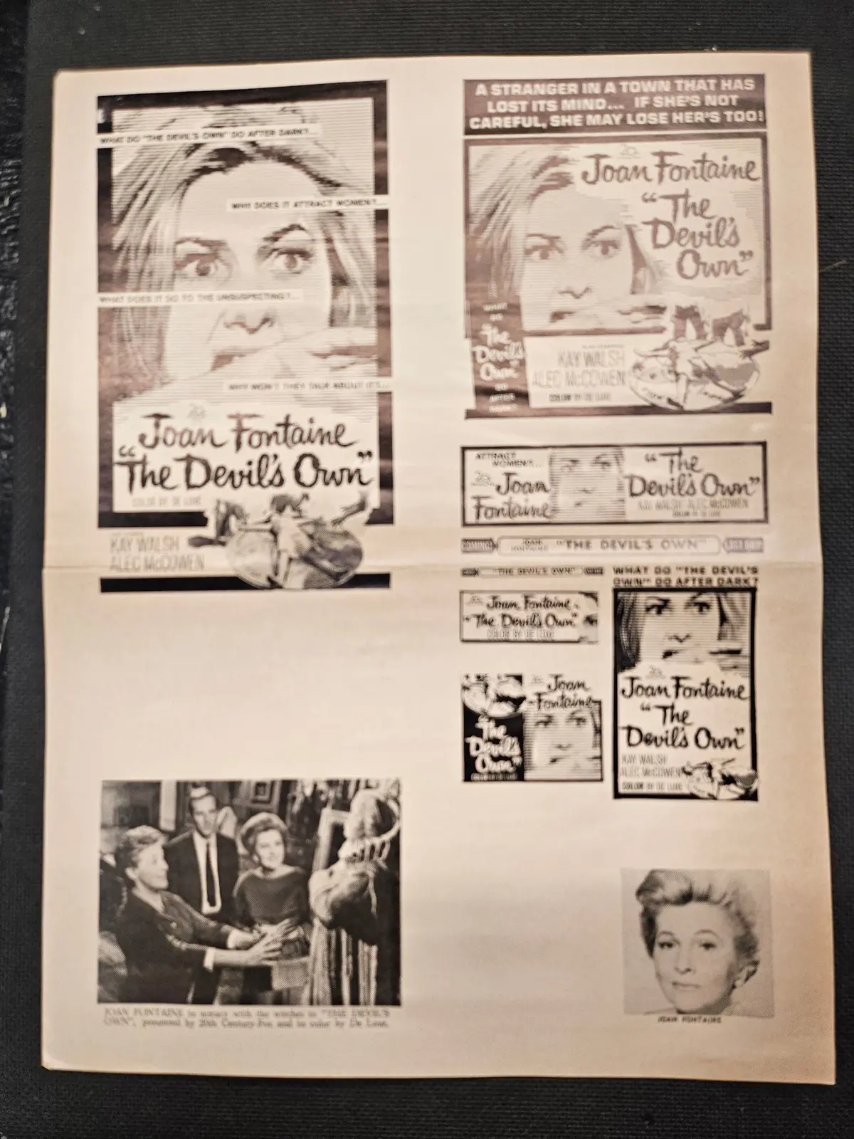 "The Devil's Own (The Witches)" Original Movie Ad Clip Art Print 1