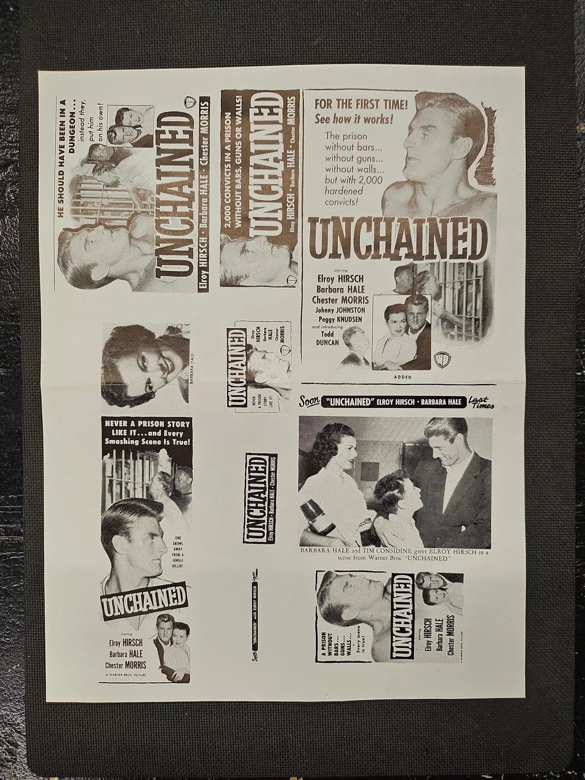 "Unchained" Original Movie Ad Clip Art Print 1