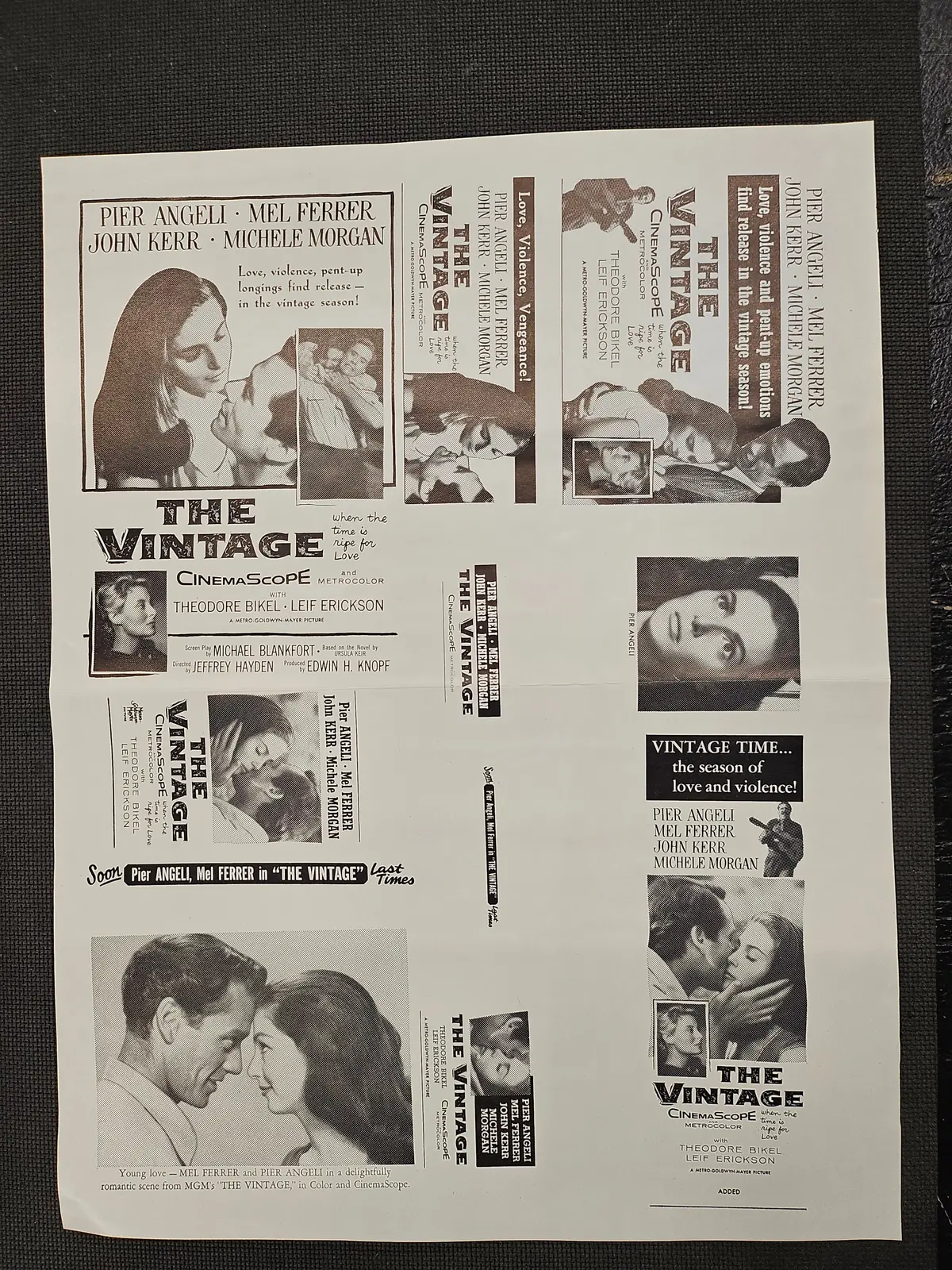 "The Vintage" Original Movie Ad Clip Art Print 1