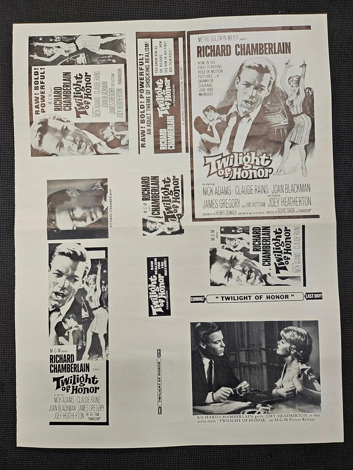 "Twilight Of Honor" Original Movie Ad Clip Art Print 1