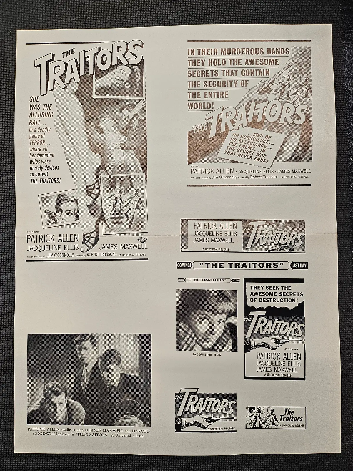 "The Traitors" Original Movie Ad Clip Art Print 1