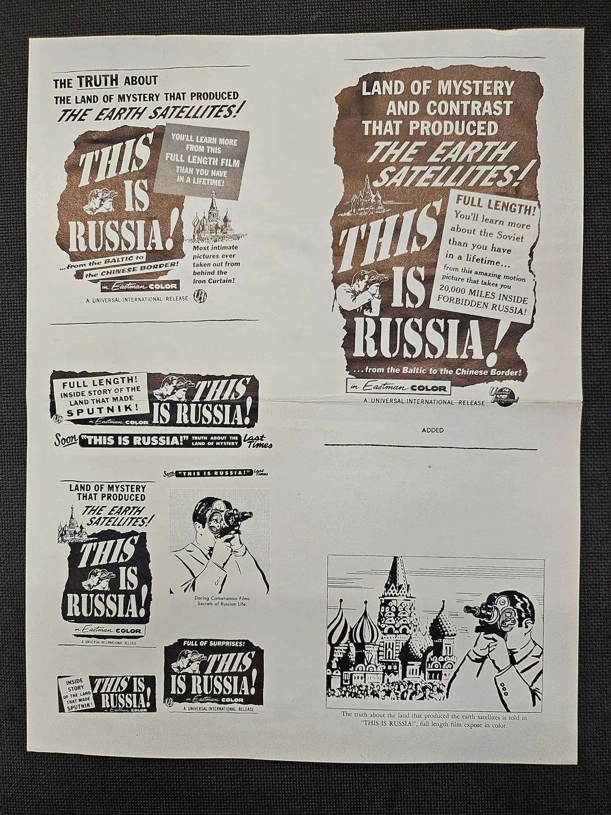 "This Is Russia!" Original Movie Ad Clip Art Print 1