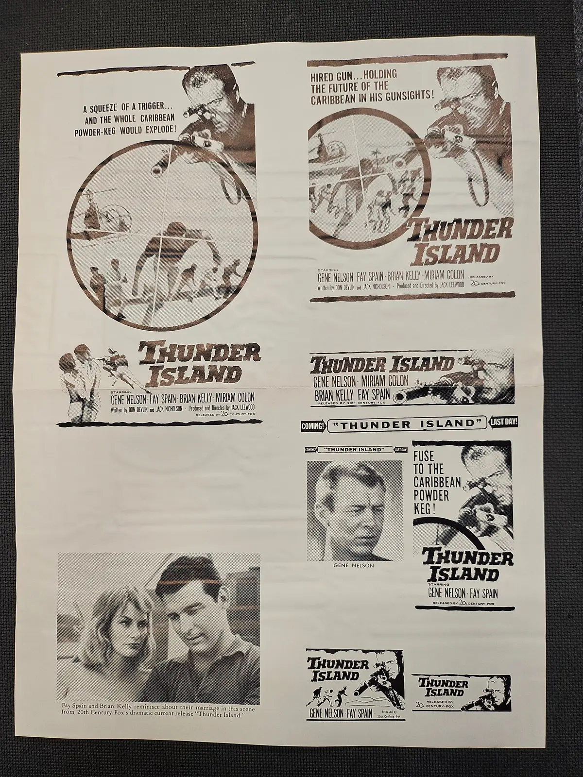 "Thunder Island" Original Movie Ad Clip Art Print 1