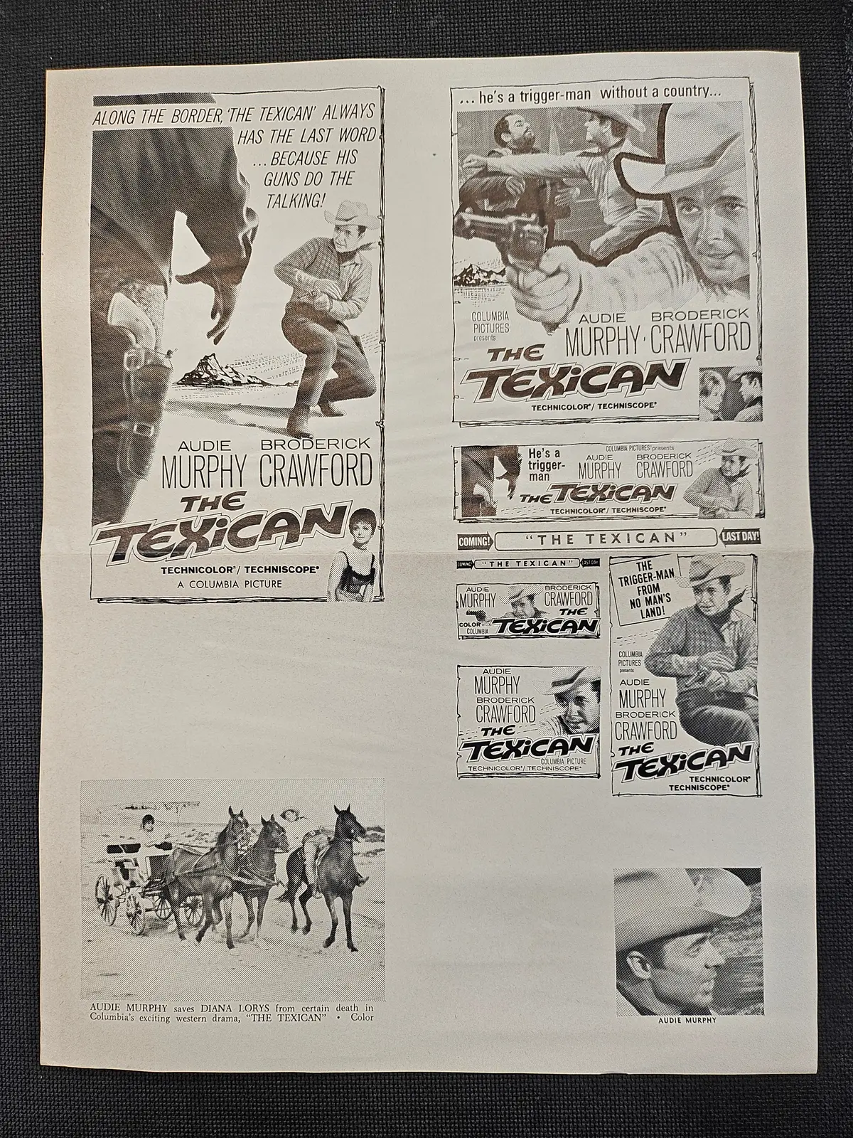 "The Texican" Original Movie Ad Clip Art Print 1
