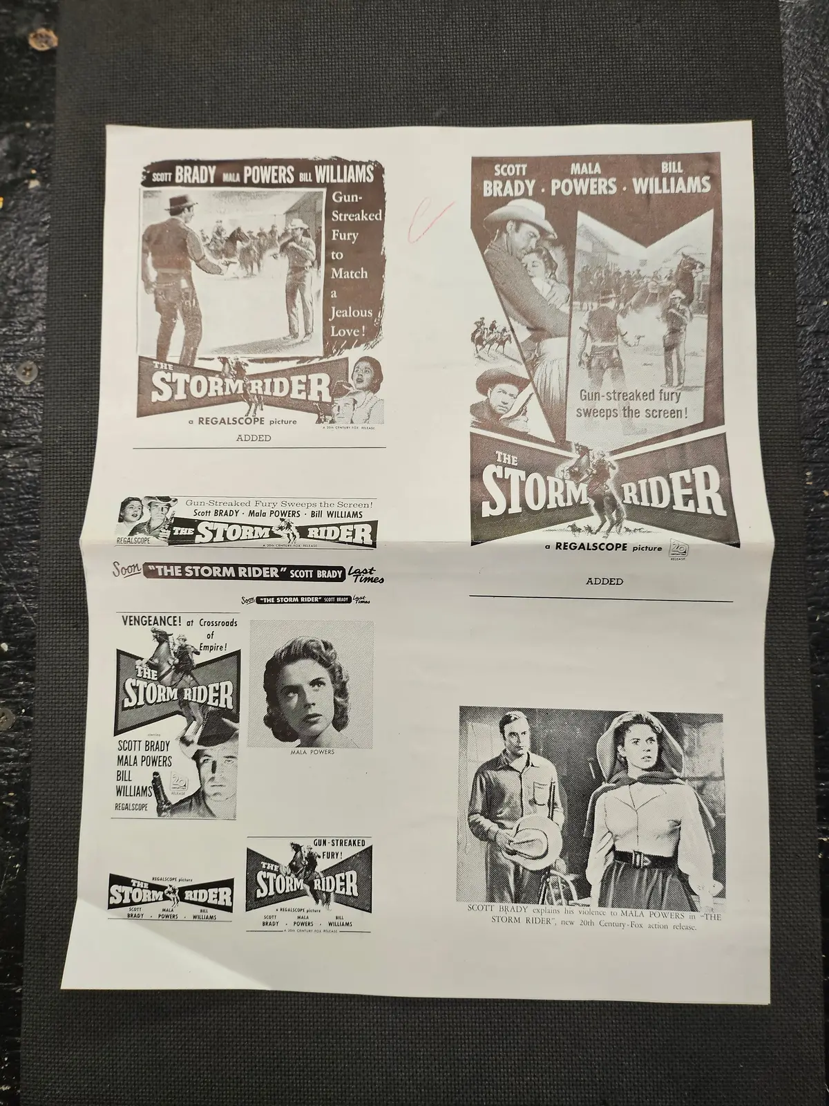 "The Storm Rider" Original Movie Ad Clip Art 1