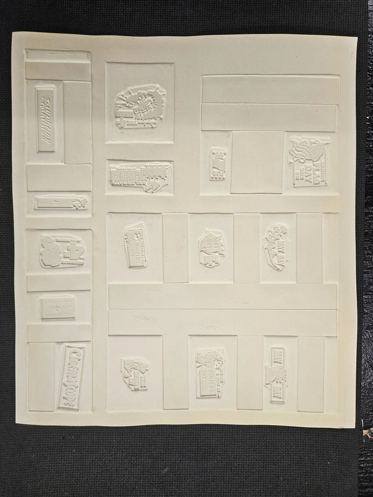 Holiday Borders Movie Ad Movie Mold #1 1