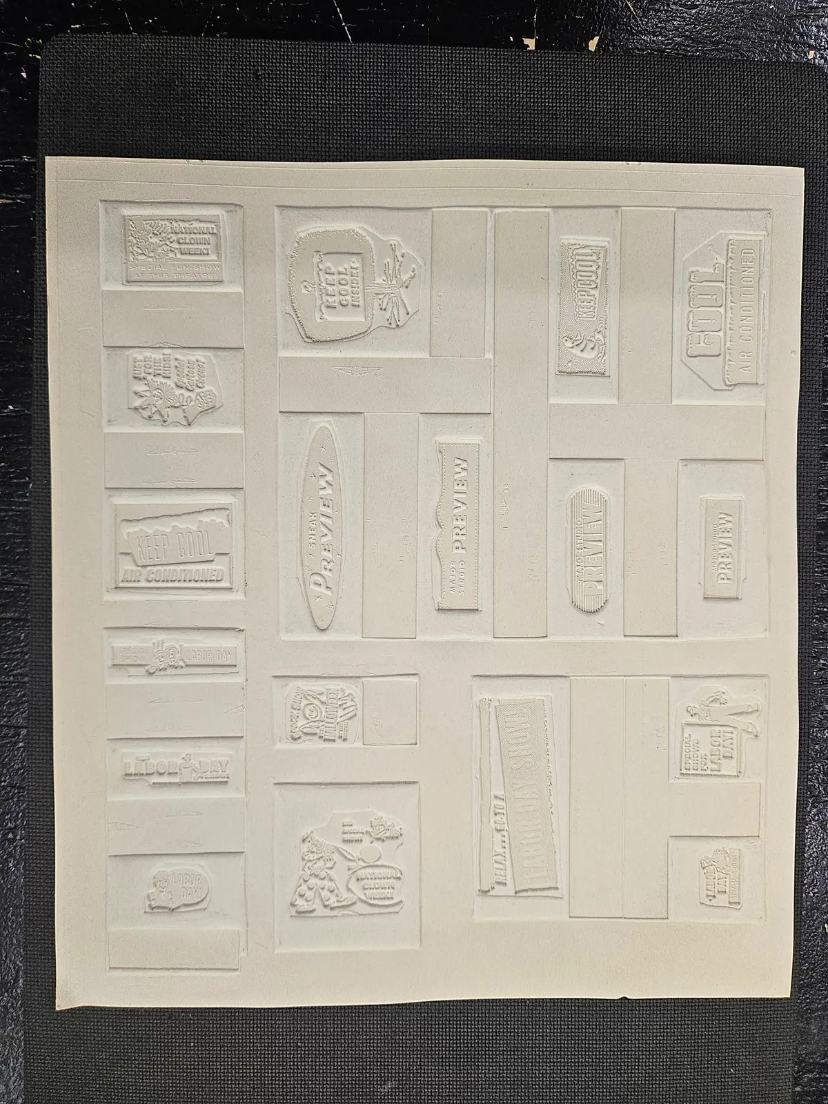 Holiday And A/C Border Movie Ad Movie Mold 1