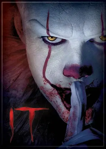 It Movie 2017 Pennywise And Logo Magnet 2.5" X 3.5" 1