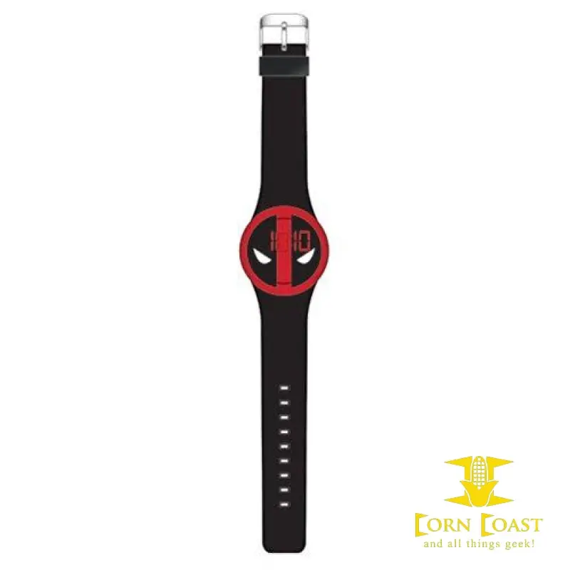 Deadpool Logo Black Strap Led Watch 1