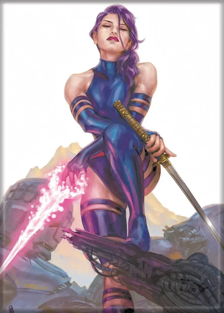 Marvel X-Men Psylocke Mercado Magnet 1
