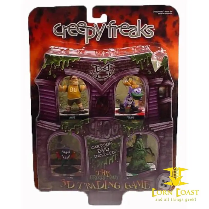 3D Trading Game Creepy Freaks Starter Set Cartoon Dvd Included By Wizkids Set #2 1