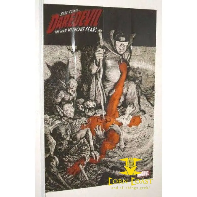 Daredevil Vs The Mole Man 36 By 24 Inch Marvel Universe 1