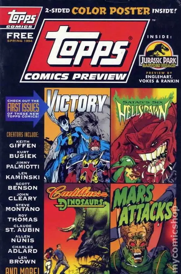 Topps Comics Preview One Shot Vf 1
