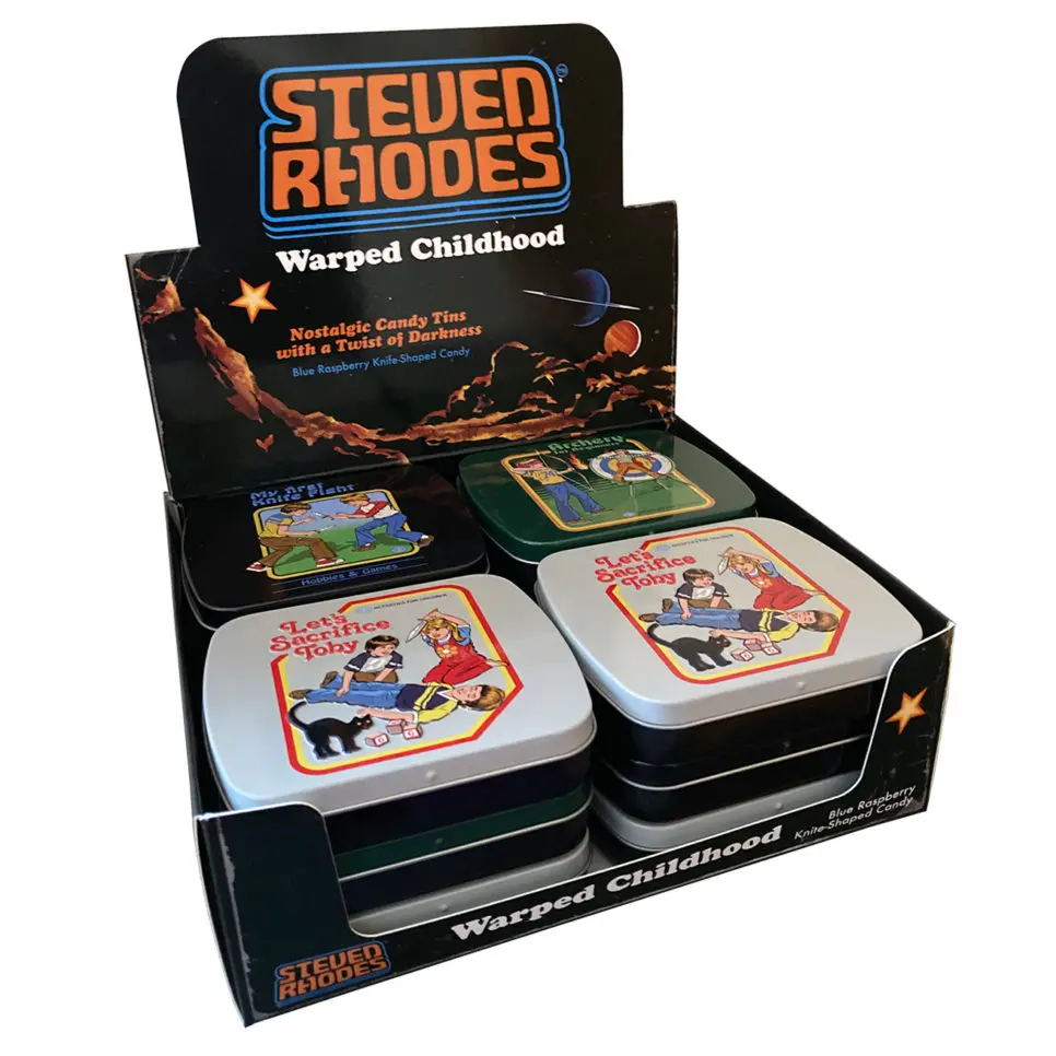Steven Rhodes Warped Childhood Candy Tin 1