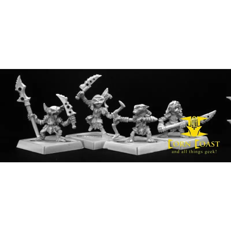 Pathfinder Reaper Goblin Warriors (4) Metal Minis 1