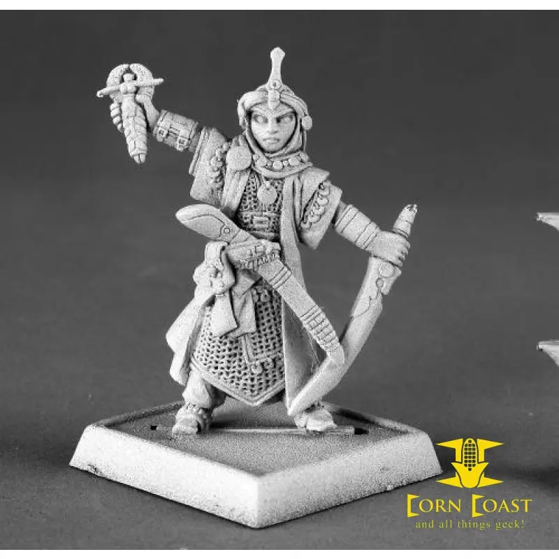 Pathfinder Reaper Kyra Female Iconic Cleric Metal Mini 1