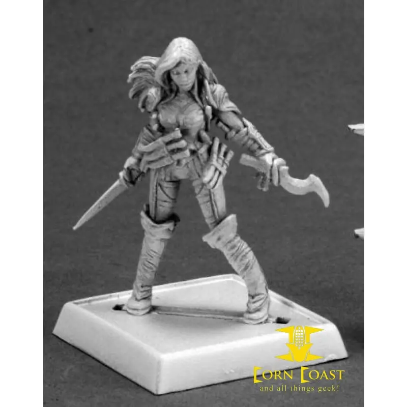 Pathfinder Reaper Cleric Of Calistria Metal Mini 1