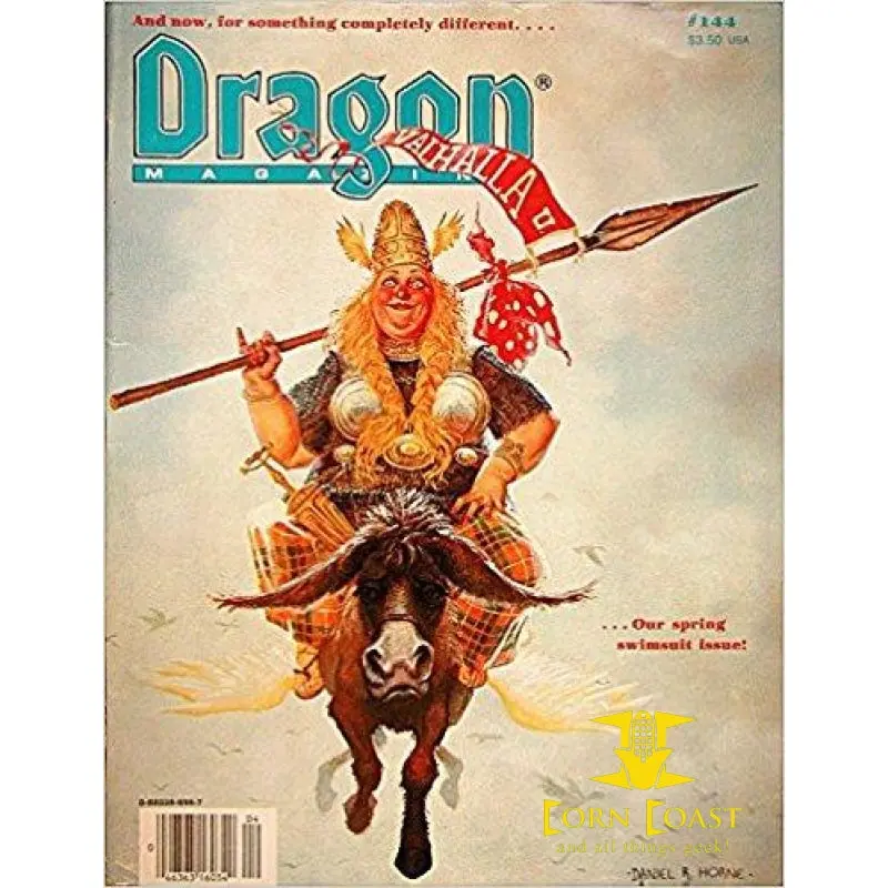 Dragon Magazine, #144 Paperback Magazine 1