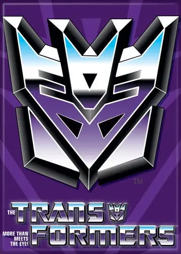 Transformers Decepticon Shield Magnet 2.5" X 3.5" 1